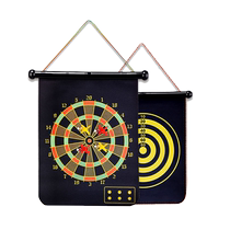 Jie Ling flying target board dart board set household two-sided magnetic darts sticky ball toy childrens safety target