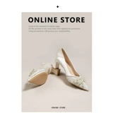 Сексуальная обувь с бантиком на высоком каблуке, сумка с заостренным носом, в стиле Шанель, французский стиль