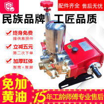 80 90 120 type high pressure three cylinder plunger pump mountain remote water supply pump spray machine mist Gun Machine pump