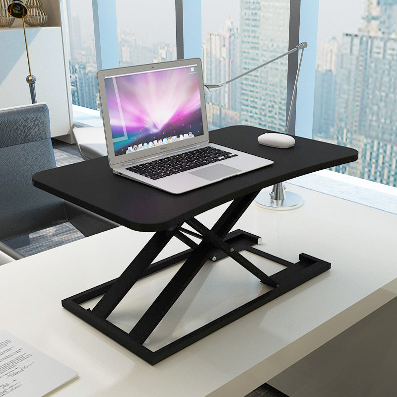 standing bench computer bracket lifting notebook PC heightening rack computer bracket bay office computer desk surface desktop heightening stand upright lifting desktop computer bracket-Taobao