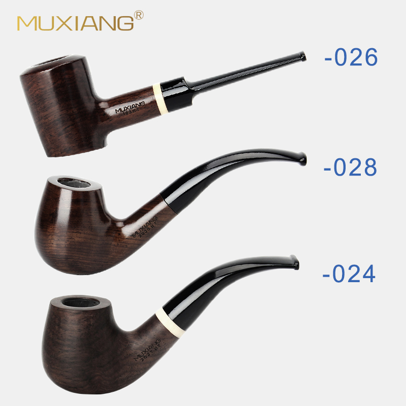 MUXIANG Tobacco Artisanal Solid Wood Tobacco Fighting Black Sandalwood Tobacco tobacco Tobacco-Old Tobacco Fighting Men Smoking Tobacco