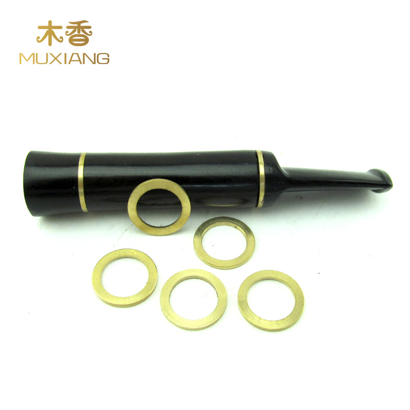 Costustobacter smoking hopper DIY accessories outer diameter 14MM thickness 1MM stone Nangwood cigarette holder mouth handle copper-made metal decorative ring