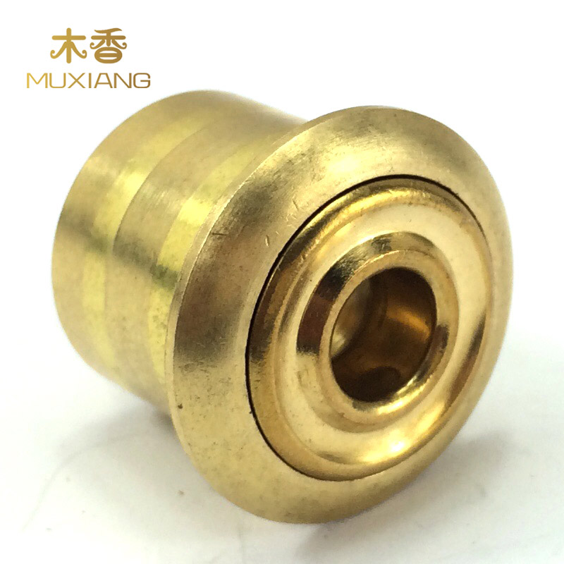 Wood incense pipe accessories dual-use pipe copper head 25MM with filter heart copper piece cigarette holder filter copper head
