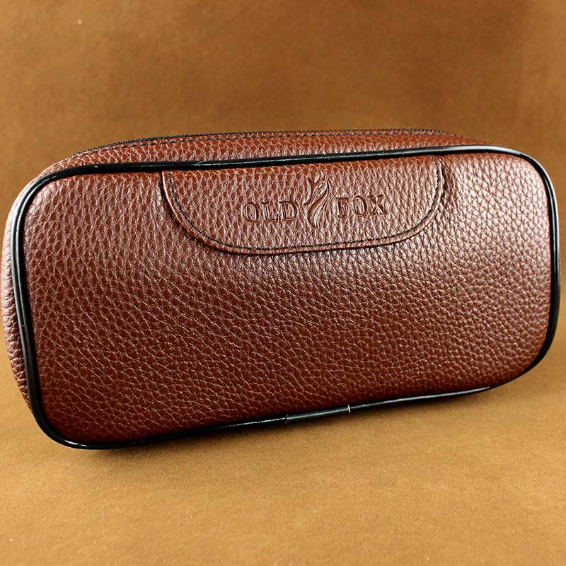 Old fox bucket bag double bucket bag leather portable bag heather wood bucket with silk bag bucket accessories