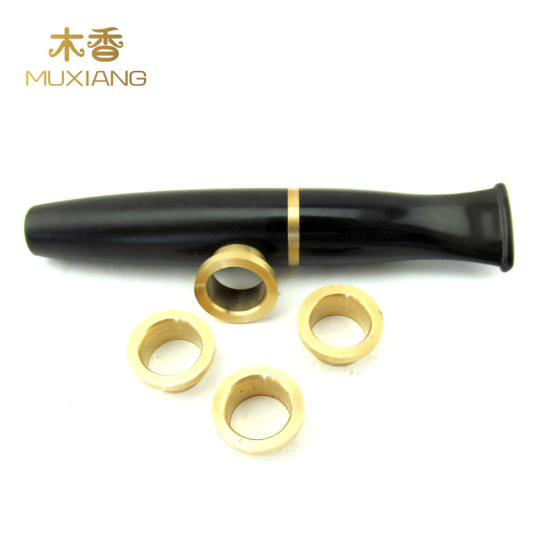 Elecampane cigarette holder DIY accessories stone Nangwood cigarette holder protection metal decorative cover trim ring thickness 2MM outer diameter 15MM