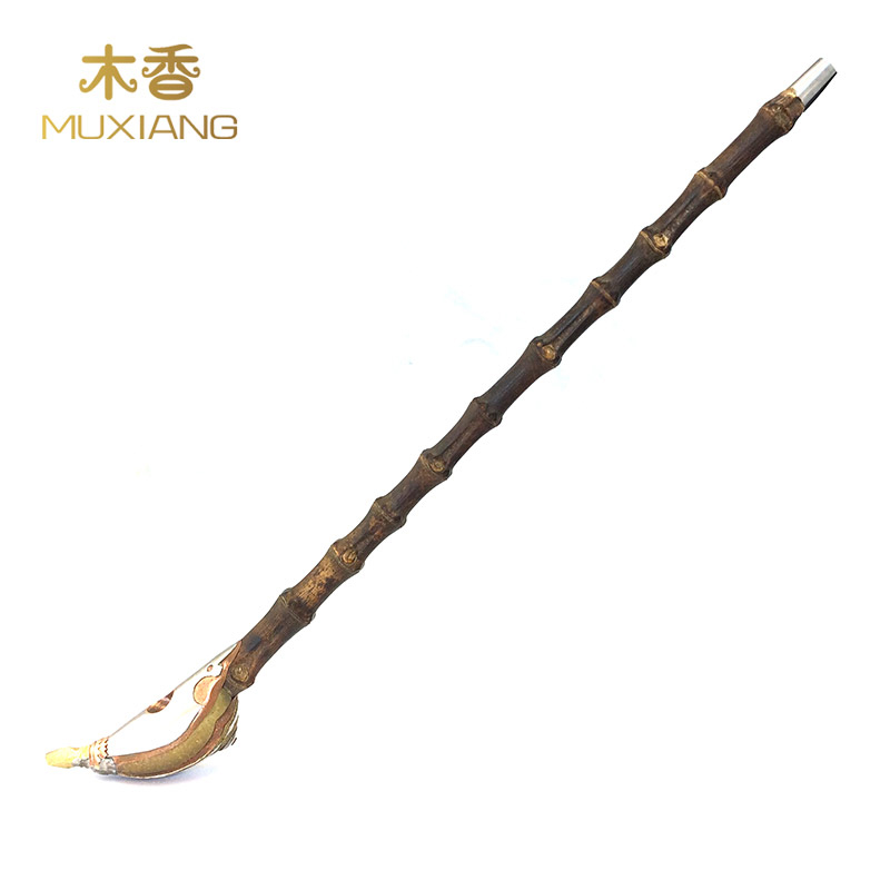 Bamboo bamboo dry tobacco pipe old-fashioned dry tobacco bag dry tobacco pipe tobacco pot filter tobacco shredded handmade pipe toward the chimney