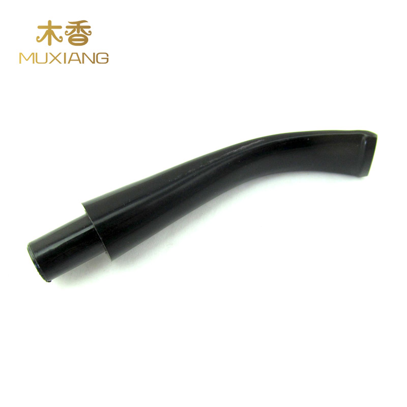 Wood incense pipe accessories DIY pipe mouthpiece curved handle 9mm tenon with activated carbon filter
