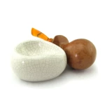 木香 Керамика с керамической трубкой, трещины белой черепахи, одно ведро, одна труба, дно аксессуаров для ковша дымовых