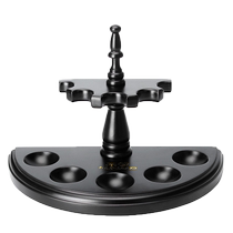 Woody MUXAING beech pipe rack five-position semicircular Roman pipe rack vertical pipe rack pipe display rack