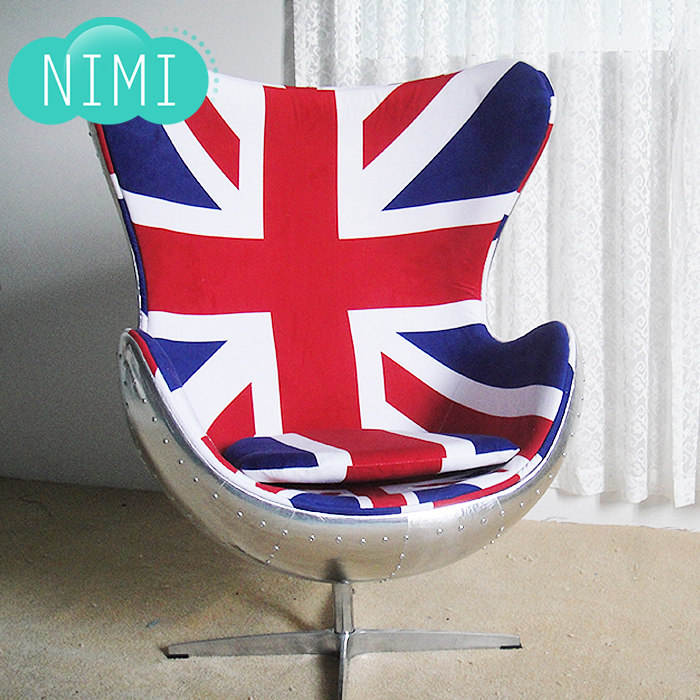 Net Red Shaped Aluminum Leather Egg Chair Creative Egg Shell Chair Simple Sofa Leisure Fashion Swivel Chair Club Chair Negotiation Chair