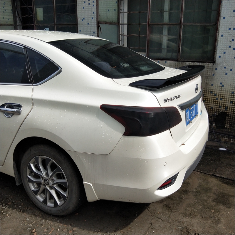 Đuôi xe Nissan Sylphy 12-18 Phiên bản đặc biệt của Sylphy với đuôi đèn LED đuôi mới lắp đặt đục lỗ cánh hướng gió xe ô tô