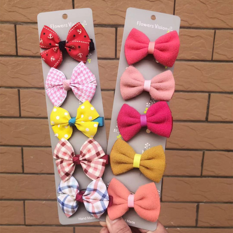 Trẻ em kẹp tóc phụ kiện clip hoạt hình sequin màu cô gái bangs clip cô bé thắt nút phụ kiện tóc bé bướm shop phụ kiện tóc