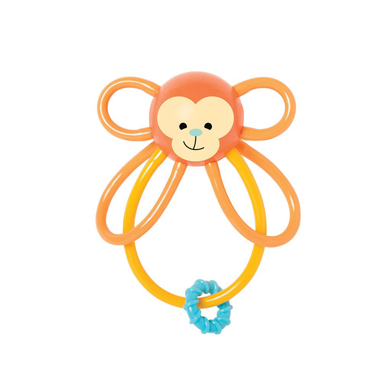 Lô hàng Mỹ Manhattan Manhattan teether lục lạc đồ chơi trẻ sơ sinh teether bắt bóng - Gutta-percha / Toothbrsuh / Kem đánh răng rơ lưỡi