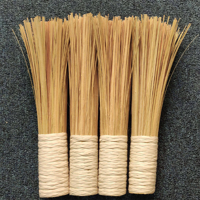 Hotel Hotel Commercial Pan Brushed Bamboo Long Handle Pan Brush Kitchen Powerful Clean Natural Bamboo Chok Sweep Pan Brush