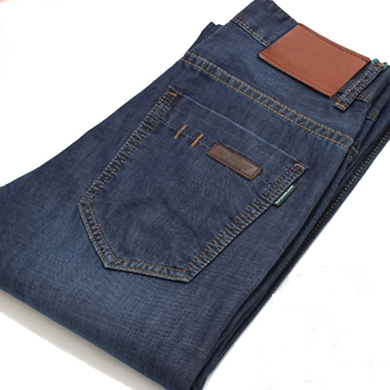 quần nam giá rẻ của denim bảo hộ lao động hàn hơi công nhân sửa chữa hè công việc thở để làm việc đất chân thô lỏng rộng chân