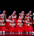 phong cách sen nhỏ váy hợp xướng 61 trẻ em màu đỏ quần áo hiệu suất khăn mơ chạy bộ trang phục biểu diễn múa. 
