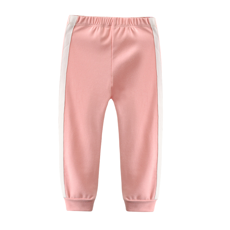 Childrens quần Casual 2019 Fall mới Hàn Quốc phiên bản của dọc sweatpants sọc cô gái quần xà cạp.