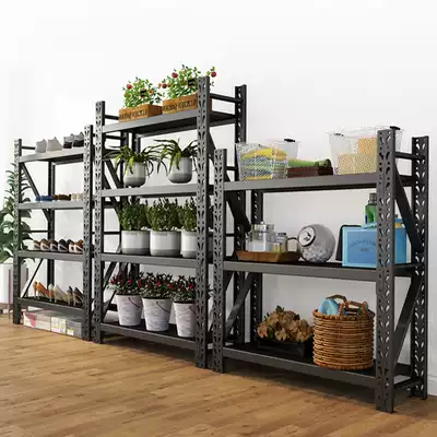 Warehouse living room study balcony kitchen storage floor-to-floor simple metal storage small shelf shelf multi-storey household