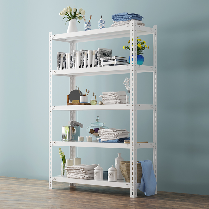 Shelf Floor-to-ceiling multi-layer Wrought iron bookshelf Living room bedroom space-saving balcony flower rack Household storage shelf