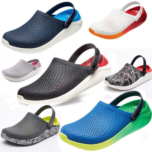 Summer New Literide Camouflage Colorful Beach Clogs Sandals for Men and Women Couples 204592