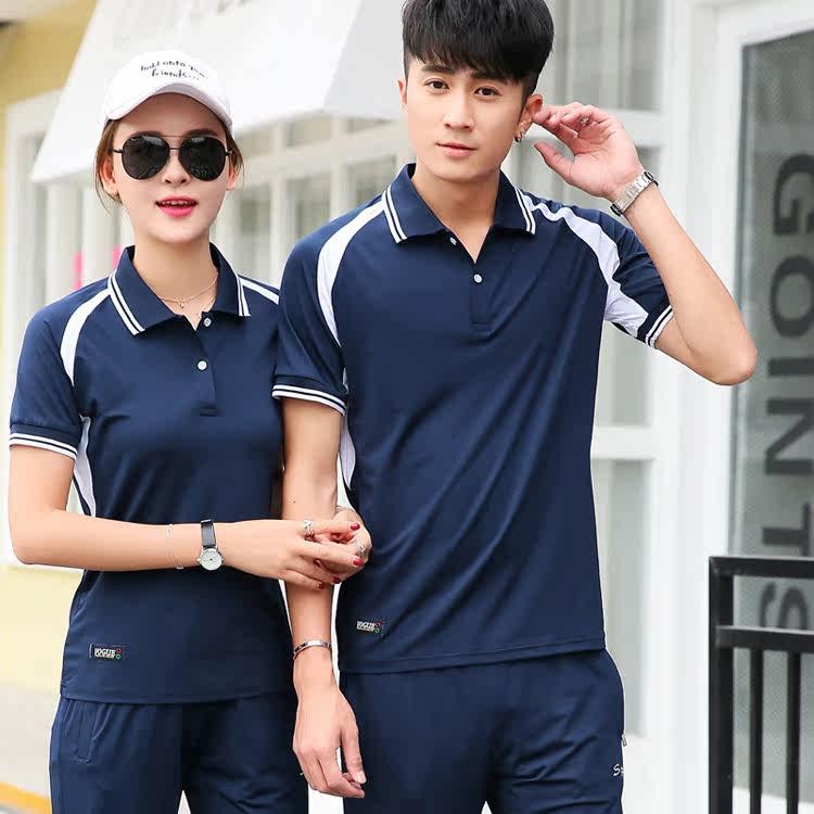 New table tennis suit Summer men and women short sleeve long pants badminton clothes speed dry large size sports match ball clothes