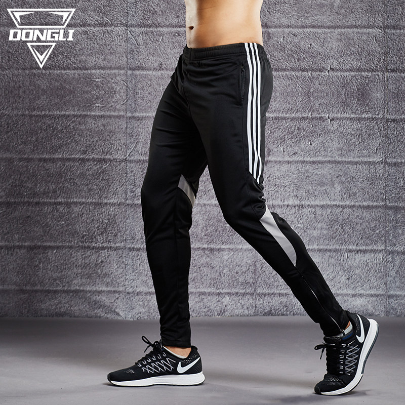 Sports pants men soccer spring and autumn relaxed fitness leisure calf training speed dry breathable paddle trousers