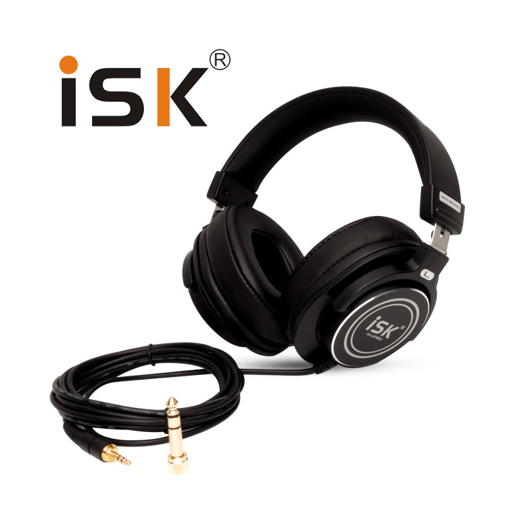 Isk Mdh8000 Head-Mounted Closed Headset Computer Mobile Phone Karaoke Ear Return Dj Headset Anchor Singing Shouting Microphone