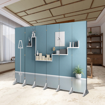 Screen partition wall living room small apartment folding mobile beauty salon YY anchor Douyin live bedroom to block home