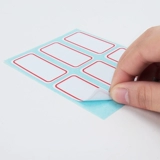 Deli 7182 Маркировка бумаги самостоятельно -адгезивная метка красная 25*53 мм.