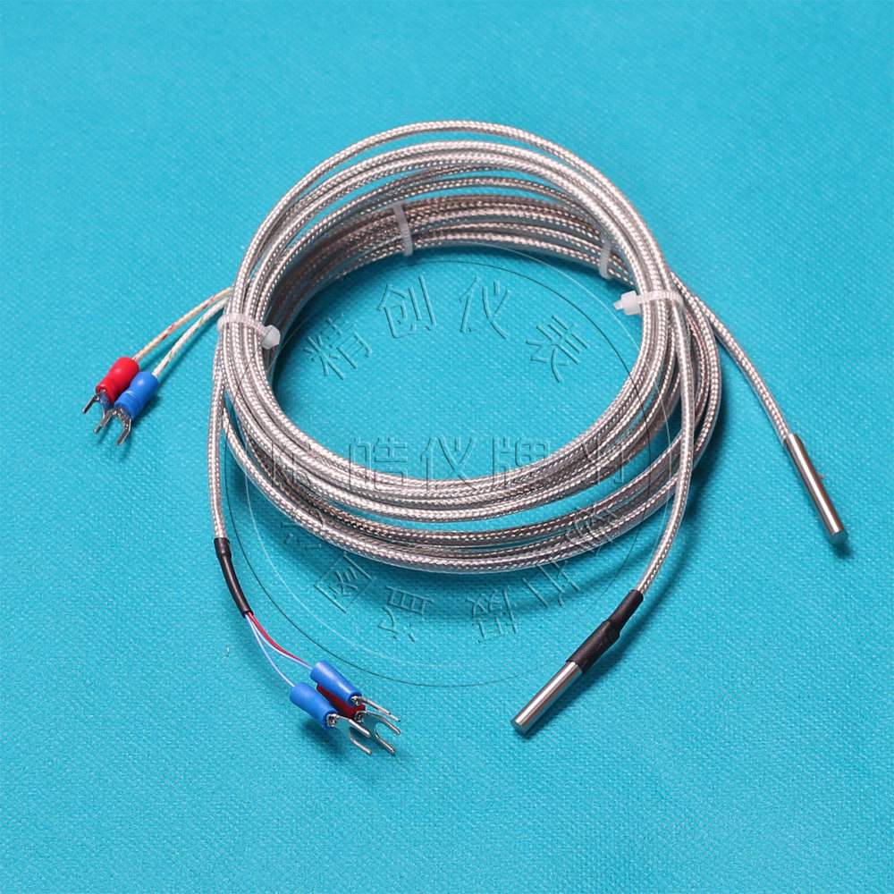 Temperature sensor thermocouple K-type simple shielded wire