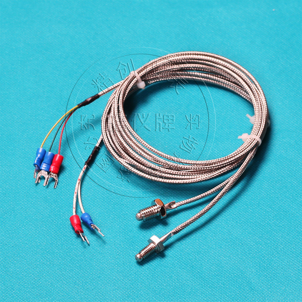 Temperature sensor Thermocouple K type Screw type M6 M8 PTFE tinned waterproof type