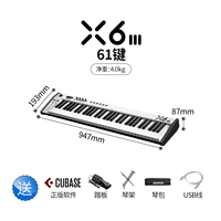 X6 III (педаль + подставка для фортепиано + пакетная сумка + подлинное программное обеспечение Cubase)