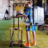 Сверхлегкий универсальный чемодан с молнией, популярно в интернете, 20 дюймов