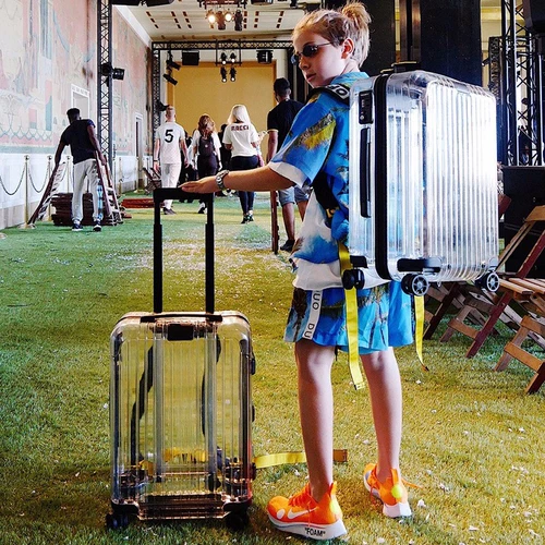 Сверхлегкий универсальный чемодан с молнией, популярно в интернете, 20 дюймов