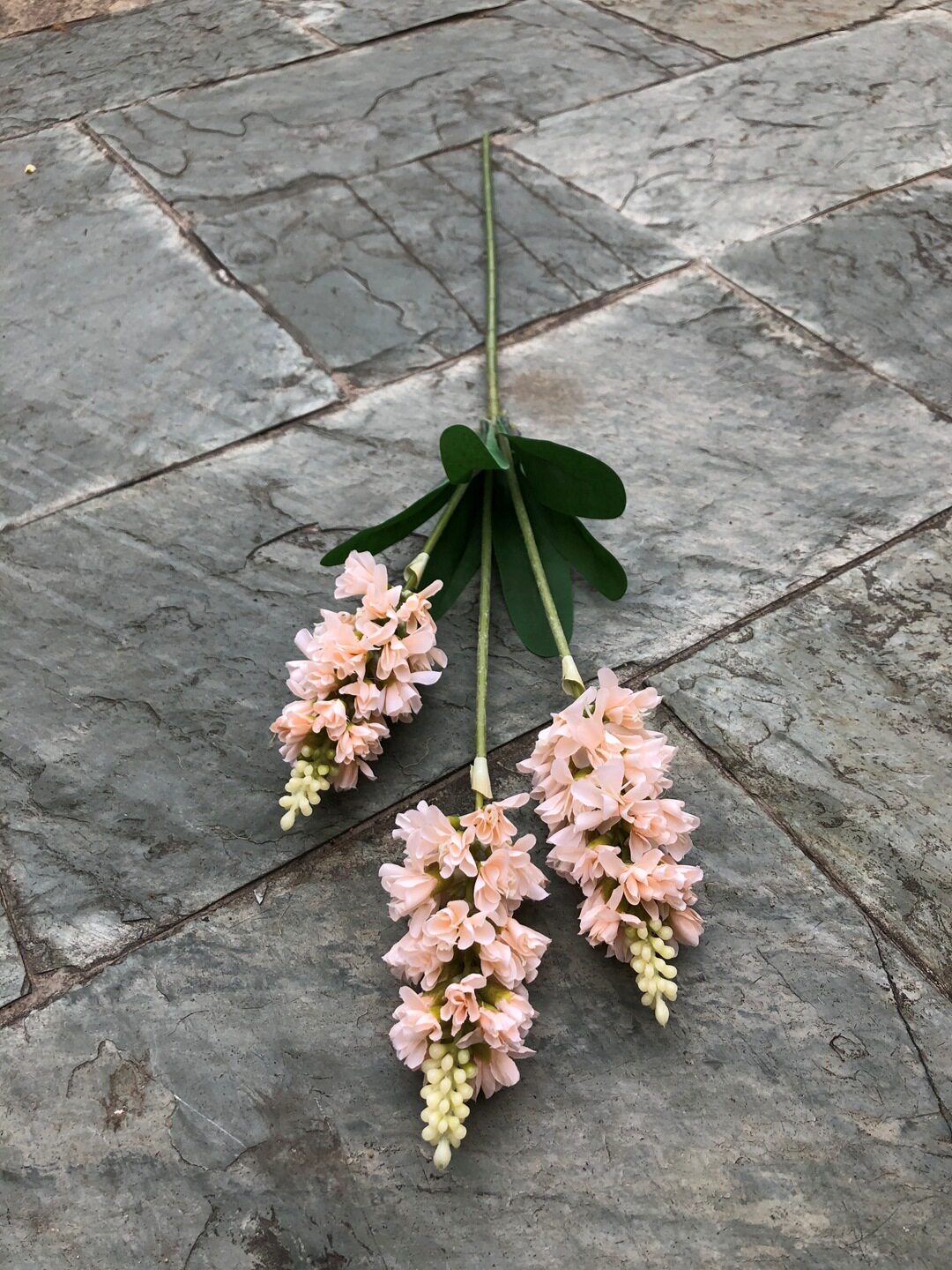 婚庆仿真花把束风信子法式5叉风信子婚礼引花排紫罗兰路引假花详情32