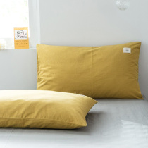 Summer cotton pillowcase One pair of cotton childrens pillowcase summer single pillow double couple pillow sleeve