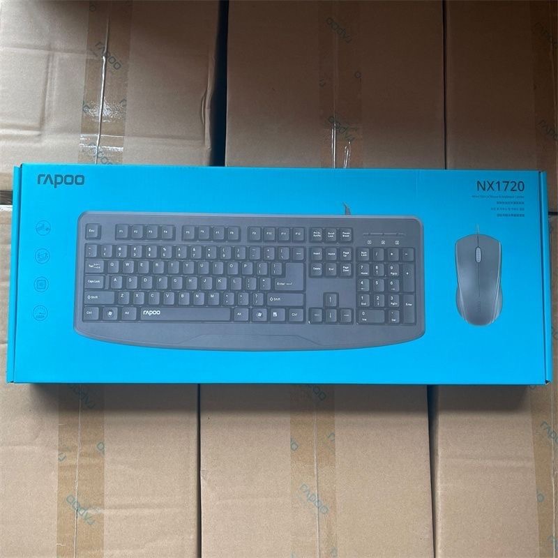 Rebai NX1720 Keyrat Suit Wired Keyrat Suit Office Key Rat Suit Black-Taobao