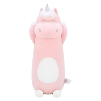 Розовая неторопливая подушка единорога