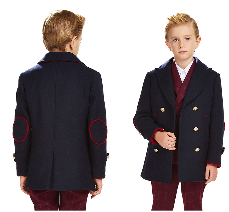 Manteau pour garcon ELPA en laine - Ref 2161245 Image 32