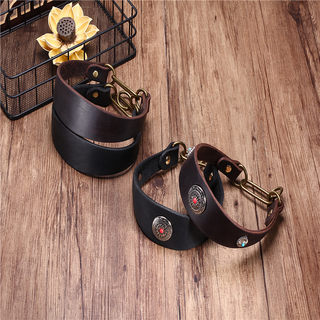 Greeley Whippet Greyhound Leather Leash Leather Collar Fine Dog Collar Fine Dog Neck Harness Leash