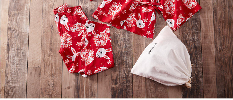 Pyjama mixte en Coton à manchon moyen - Ref 3005660 Image 26