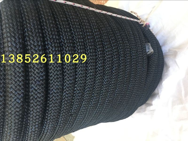 Black Woven Rope 22mm Marine Rope Yacht Rope 22mm Black Yacht Rope