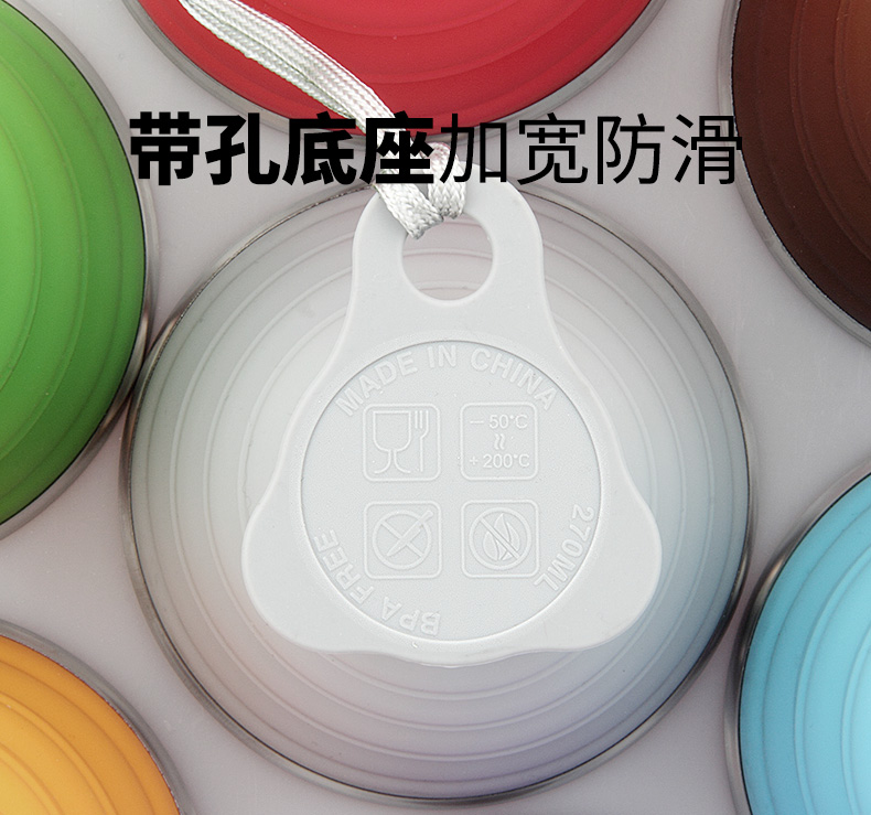 Cốc silicon công suất lớn có thể thu gọn ngoài trời - Tách binh giu nhiet