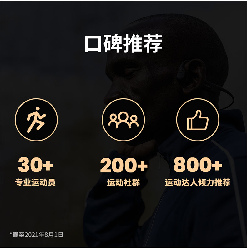韶音 入门款 Aeropex AS600 骨传导运动蓝牙耳机 钛合金后挂 图17