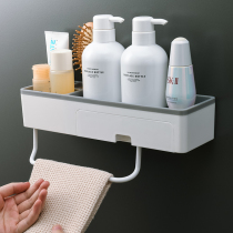 Bathroom rack toilet wall-mounted towel storage rack toilet wash table Wall non-punching rack