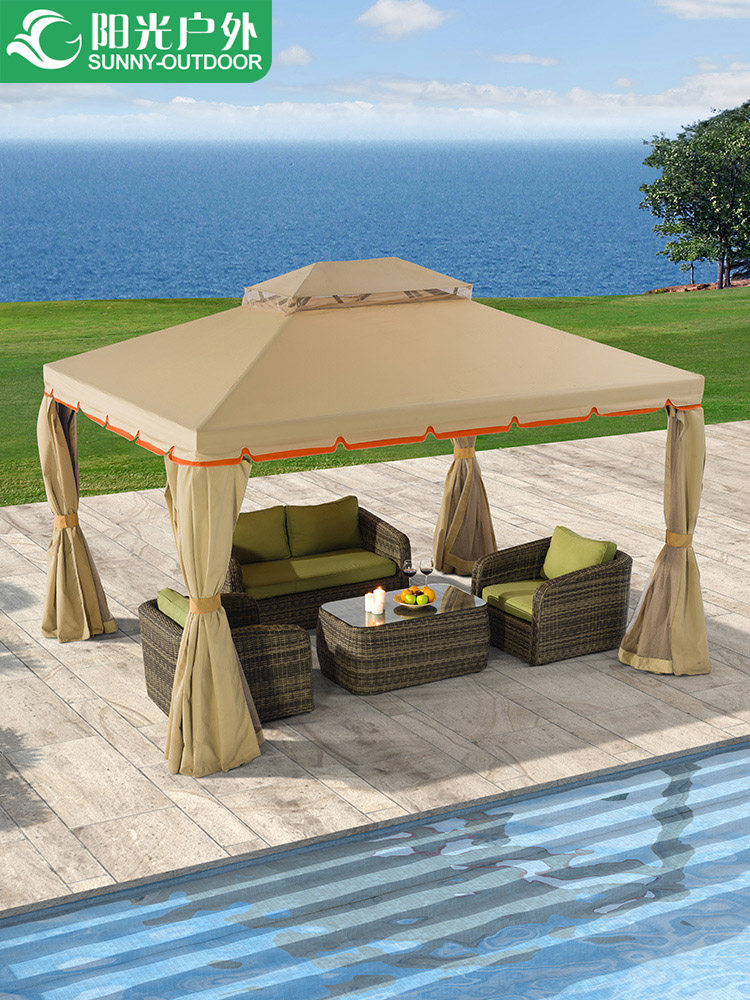 Sunshine Outdoor Roman tent Gazebo European Garden Garden Large advertising campaign Wedding awning Promotion