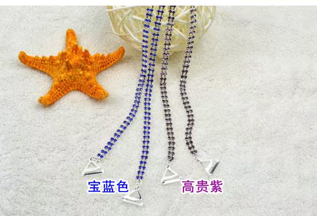 Carniya Shoulder Strap Khoan đôi Thoát nước Bra Bra Dây đeo vai Dây đeo vai rhinestone Dây đeo vai trong suốt Chống trượt dây áo lót sợi bún