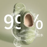 Зимние тапочки, нескользящая флисовая удерживающая тепло обувь