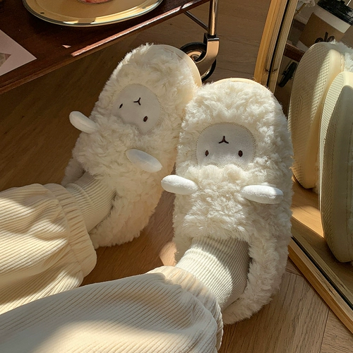 Тапочки на платформе, зимняя милая послеродовая демисезонная флисовая обувь для беременных