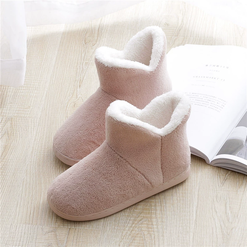 Bà mua một tặng một gói với dép bông nhà trong nhà mùa đông bên ngoài mặc không trượt giày đệm vài nam nhà mùa đông 